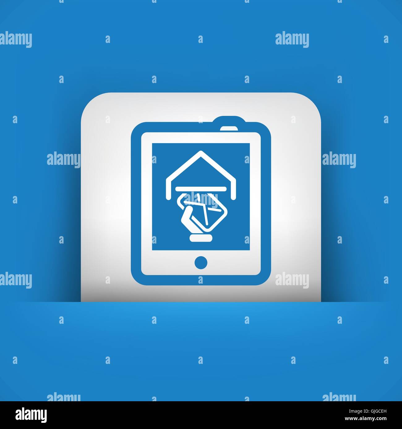 Tablet mail icon Stock Vector Image & Art - Alamy