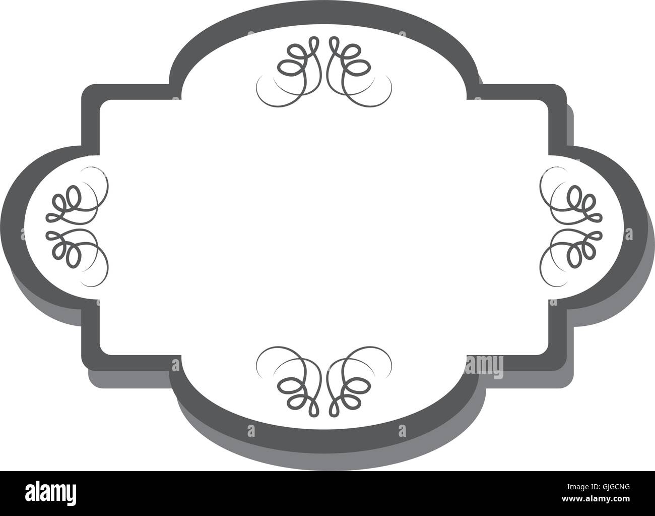 vintage frame icon Stock Vector Image & Art - Alamy