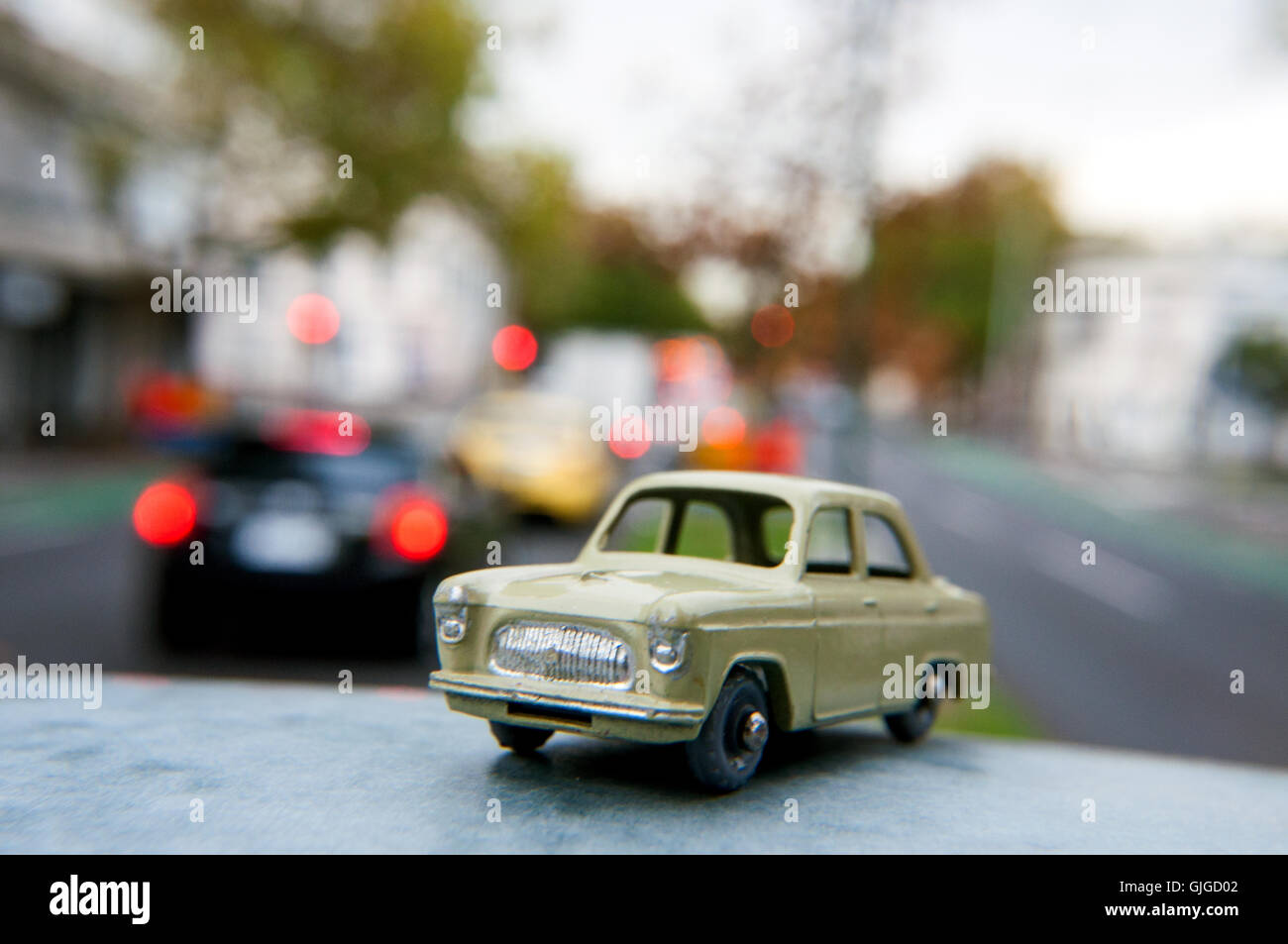 Retro model Ford Prefect car, Melbourne, Victoria, Australia Stock