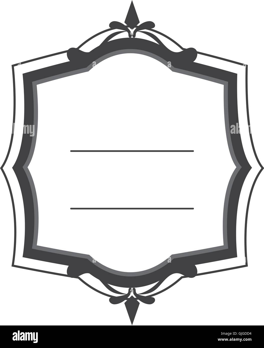 angular vintage frame icon Stock Vector Image & Art - Alamy