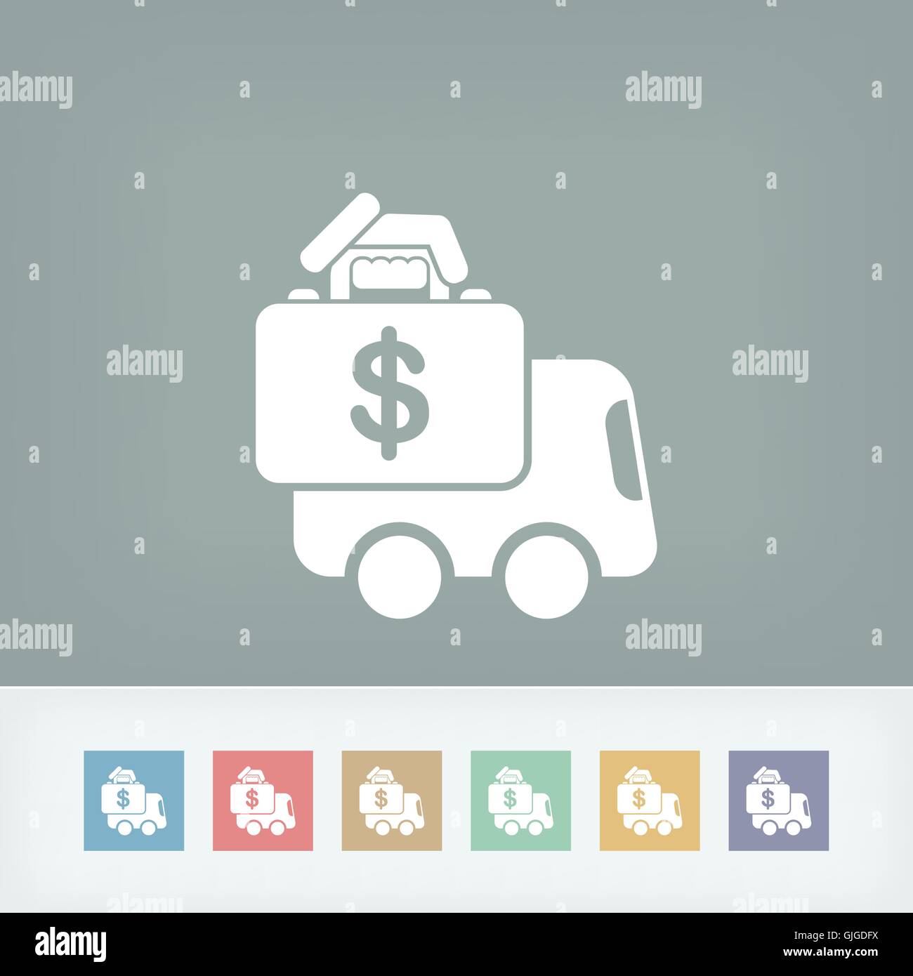 Money van transfer Stock Vector Image & Art Alamy