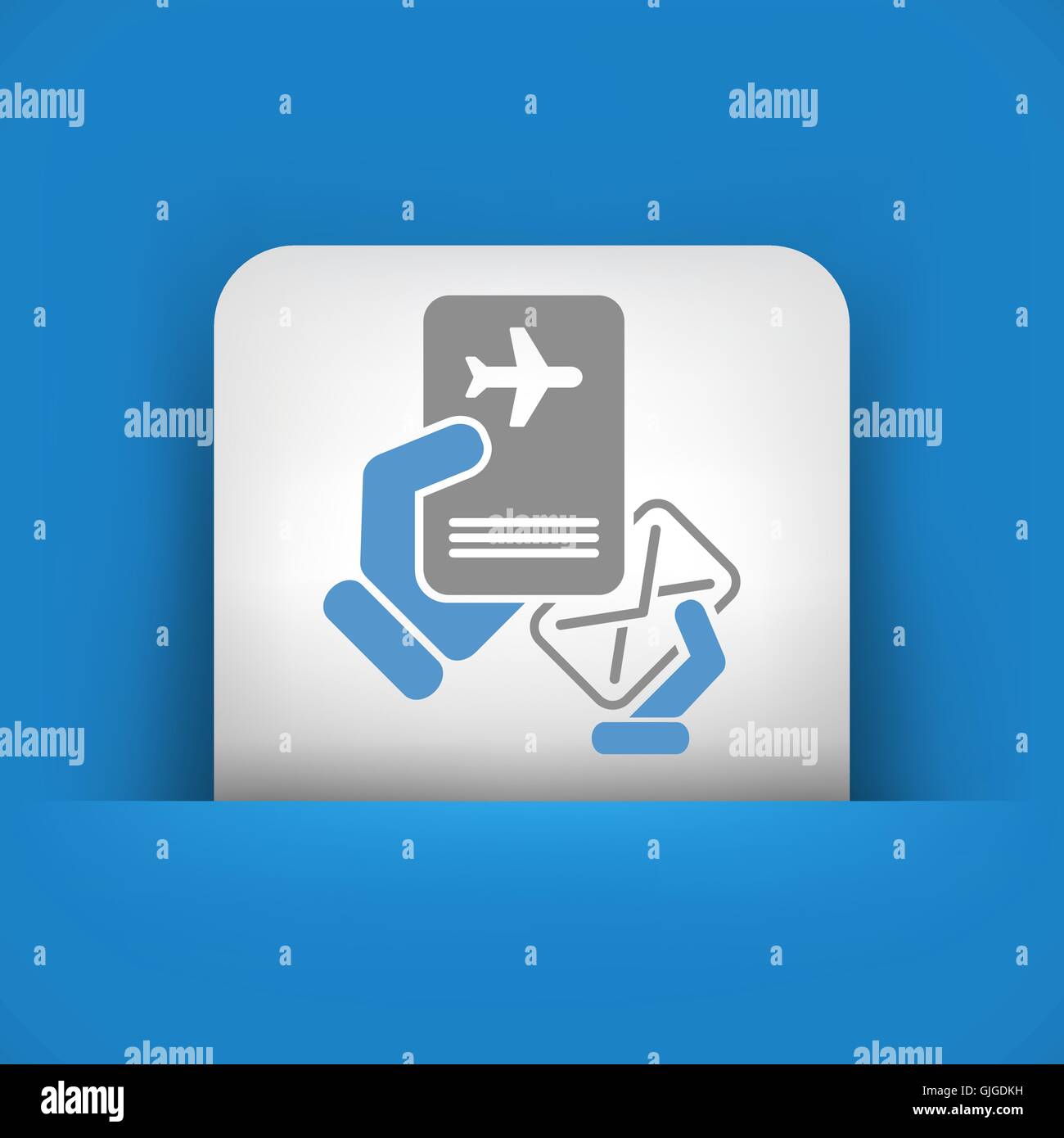Mail with travel document Stock Vector Image & Art Alamy