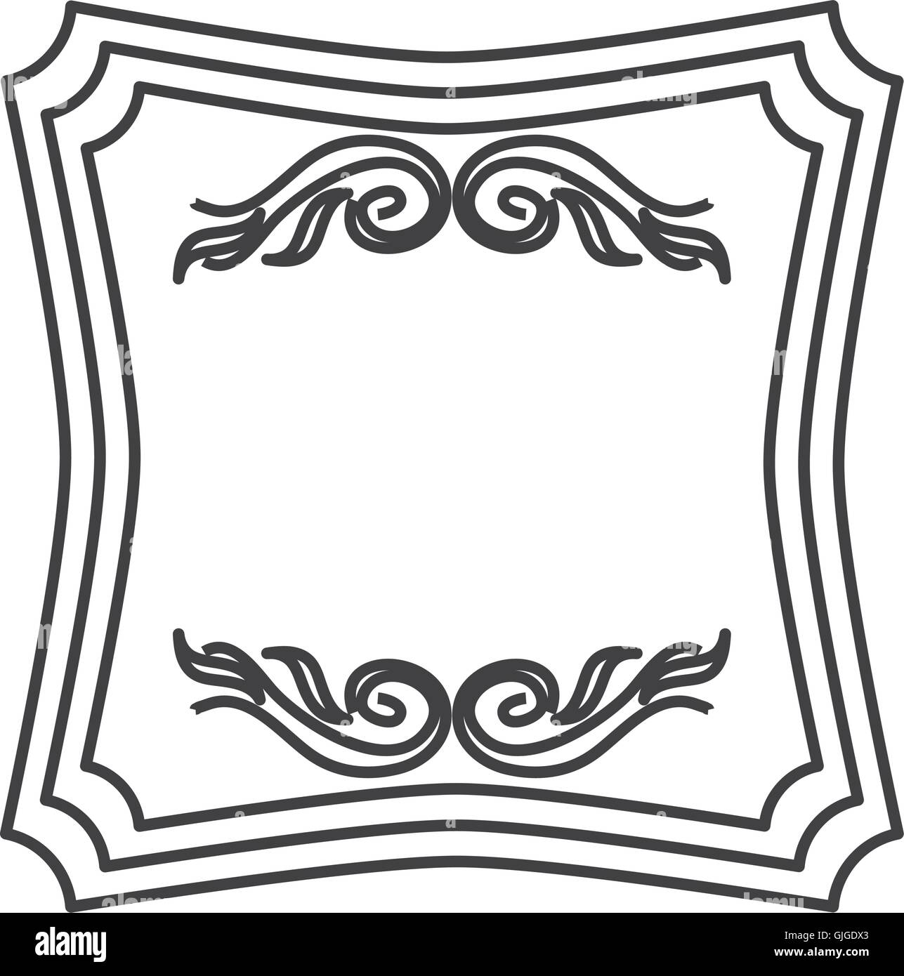 angular vintage frame icon Stock Vector Image & Art - Alamy