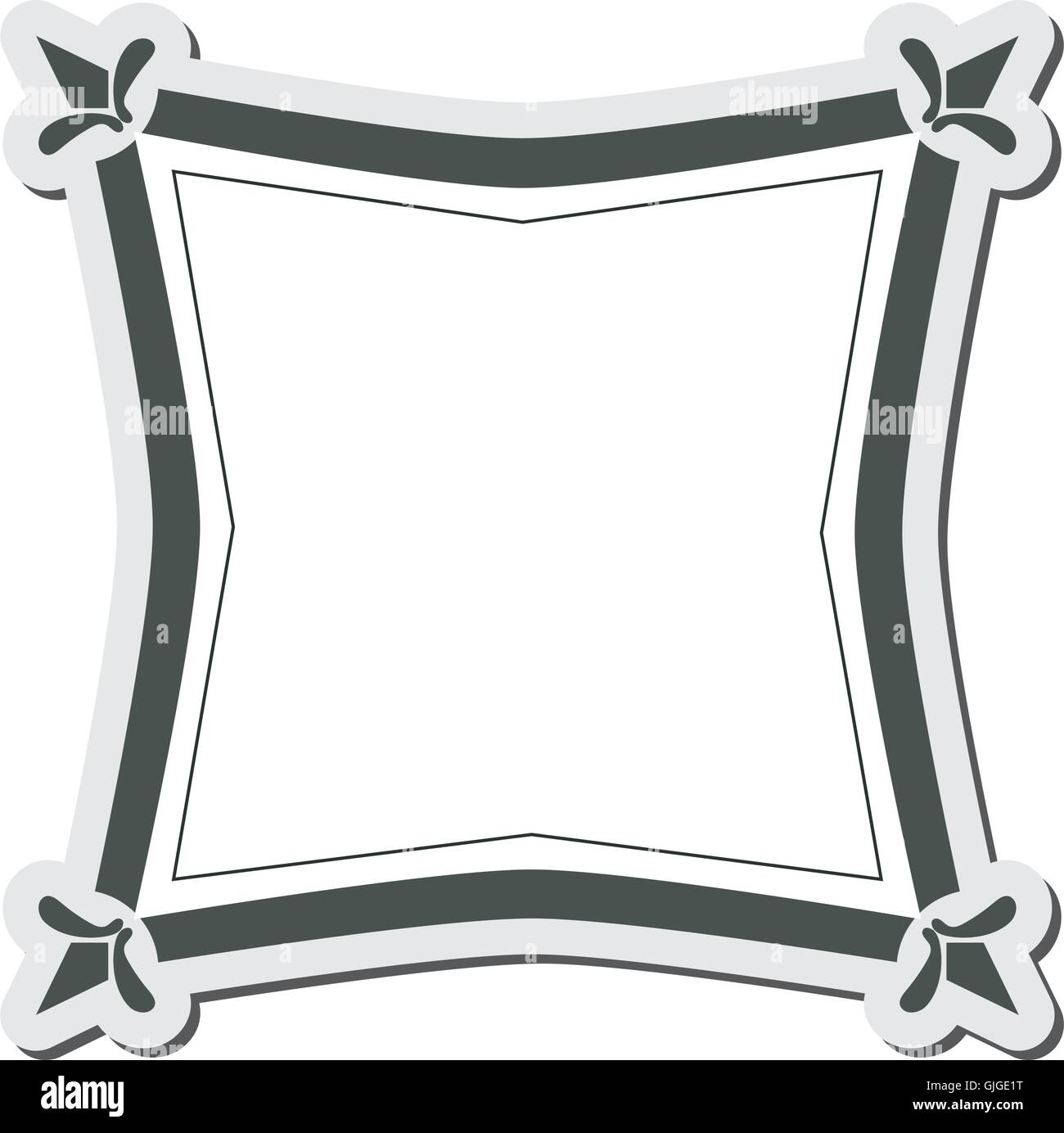 angular vintage frame icon Stock Vector Image & Art - Alamy