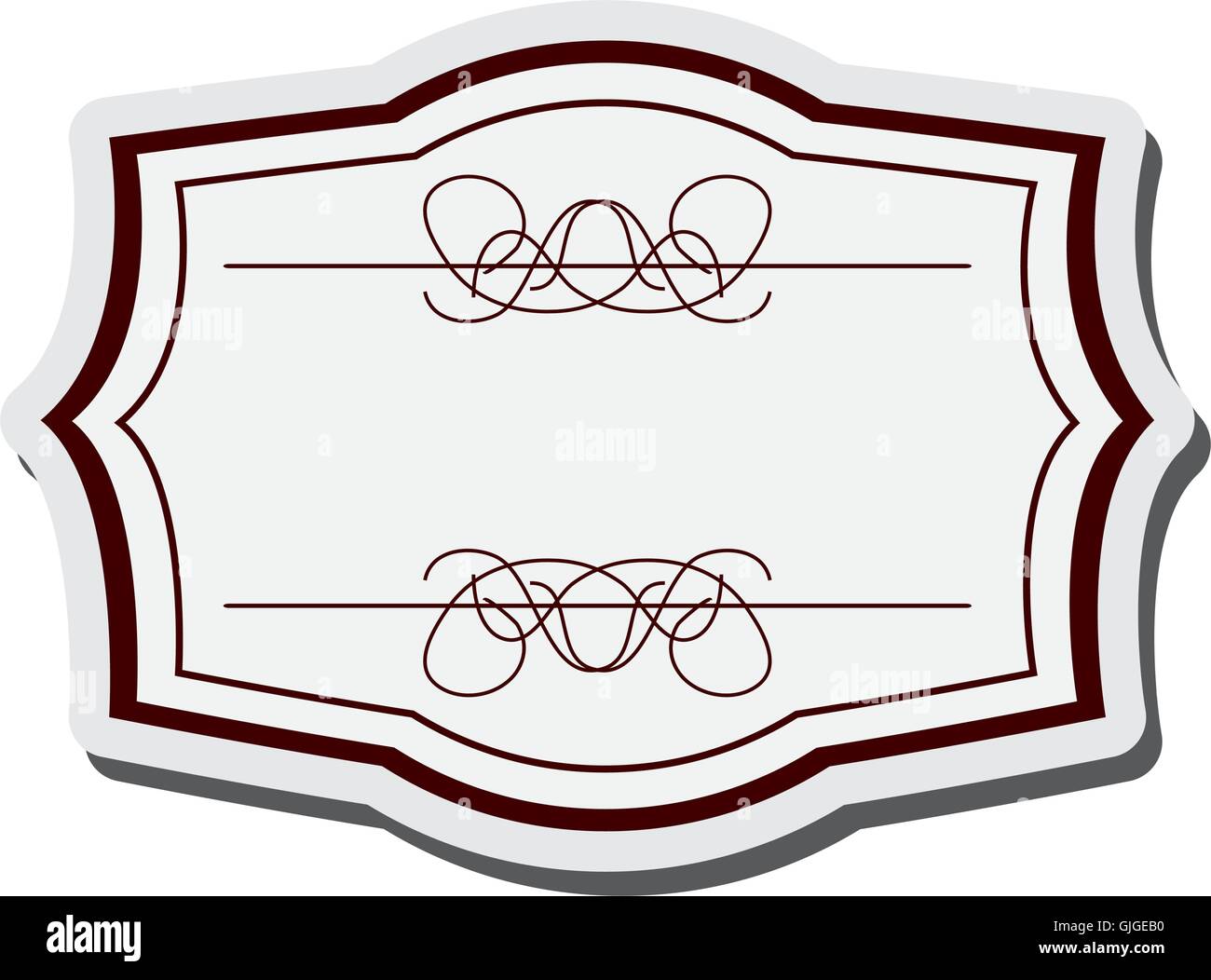 angular vintage frame icon Stock Vector Image & Art - Alamy