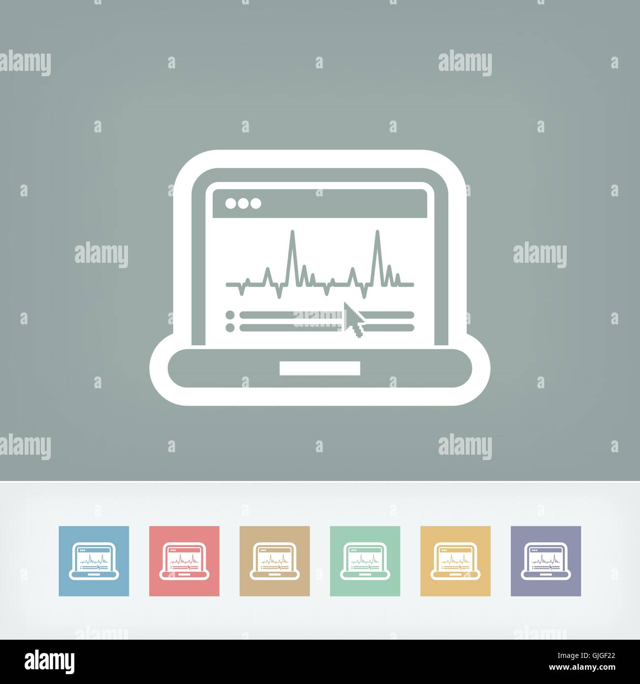 Graphic diagram computer icon Stock Vector Image & Art - Alamy