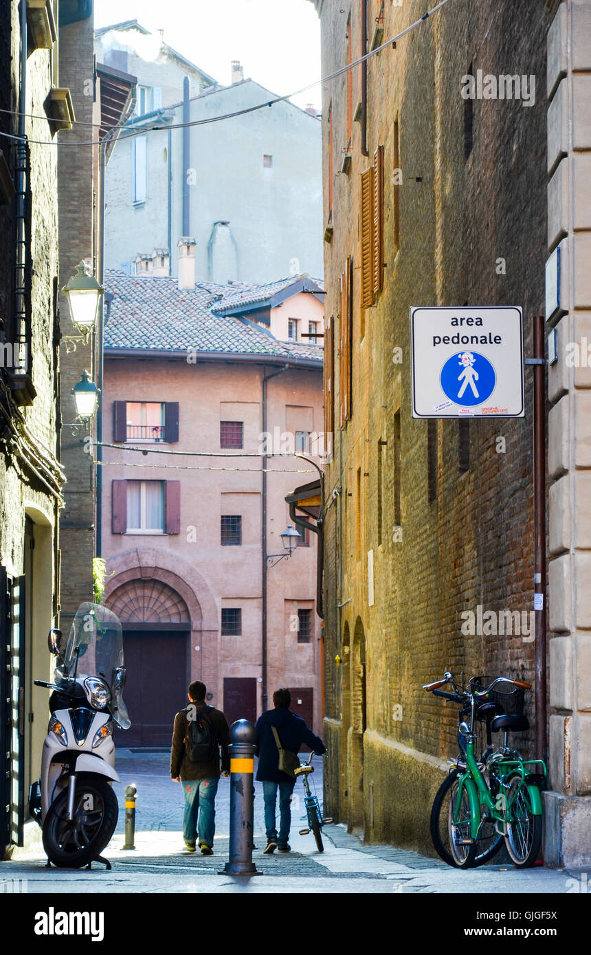 Details of colourful houses in Bologna, Italy Stock Photo Alamy