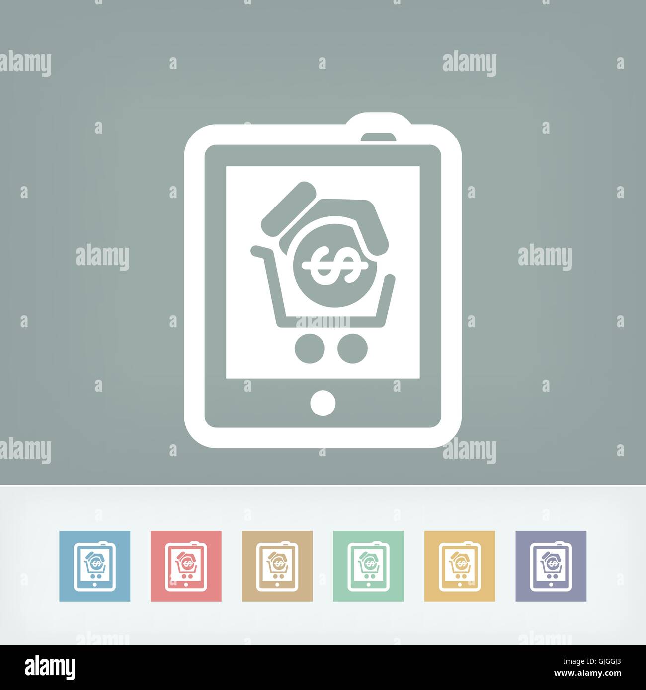 Tablet store icon Stock Vector Image & Art - Alamy