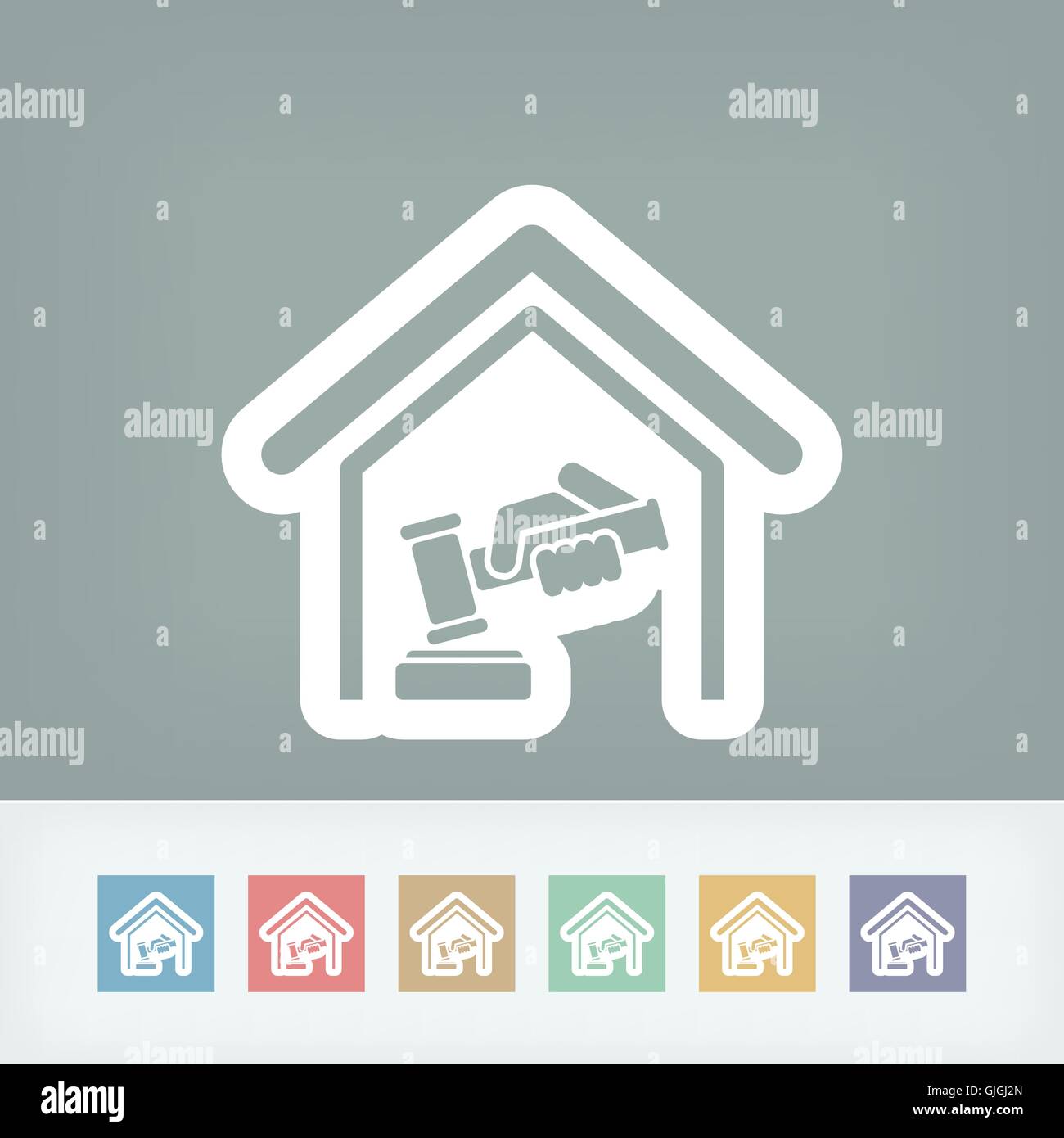 Court gavel icon Stock Vector Image & Art Alamy