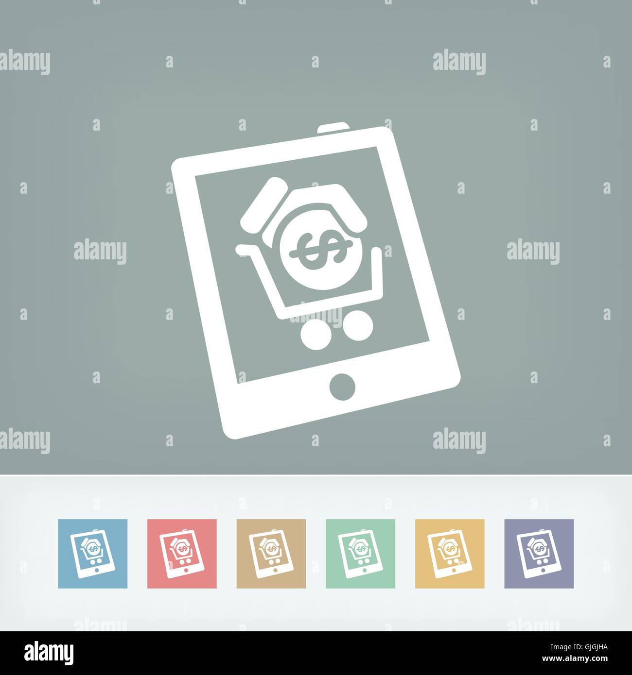 Tablet store icon Stock Vector Image & Art - Alamy