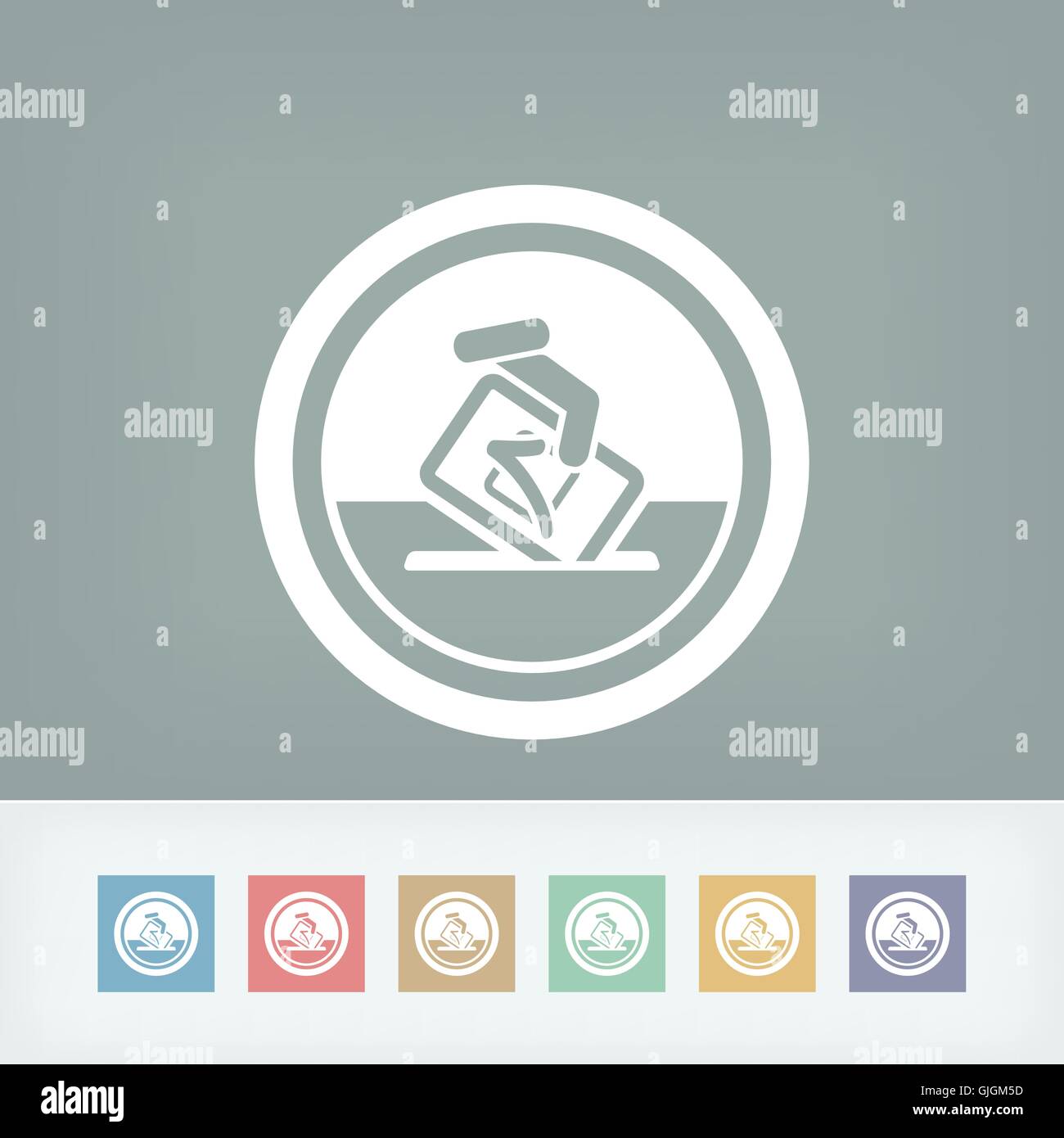 Vote symbol icon Stock Vector Image & Art - Alamy