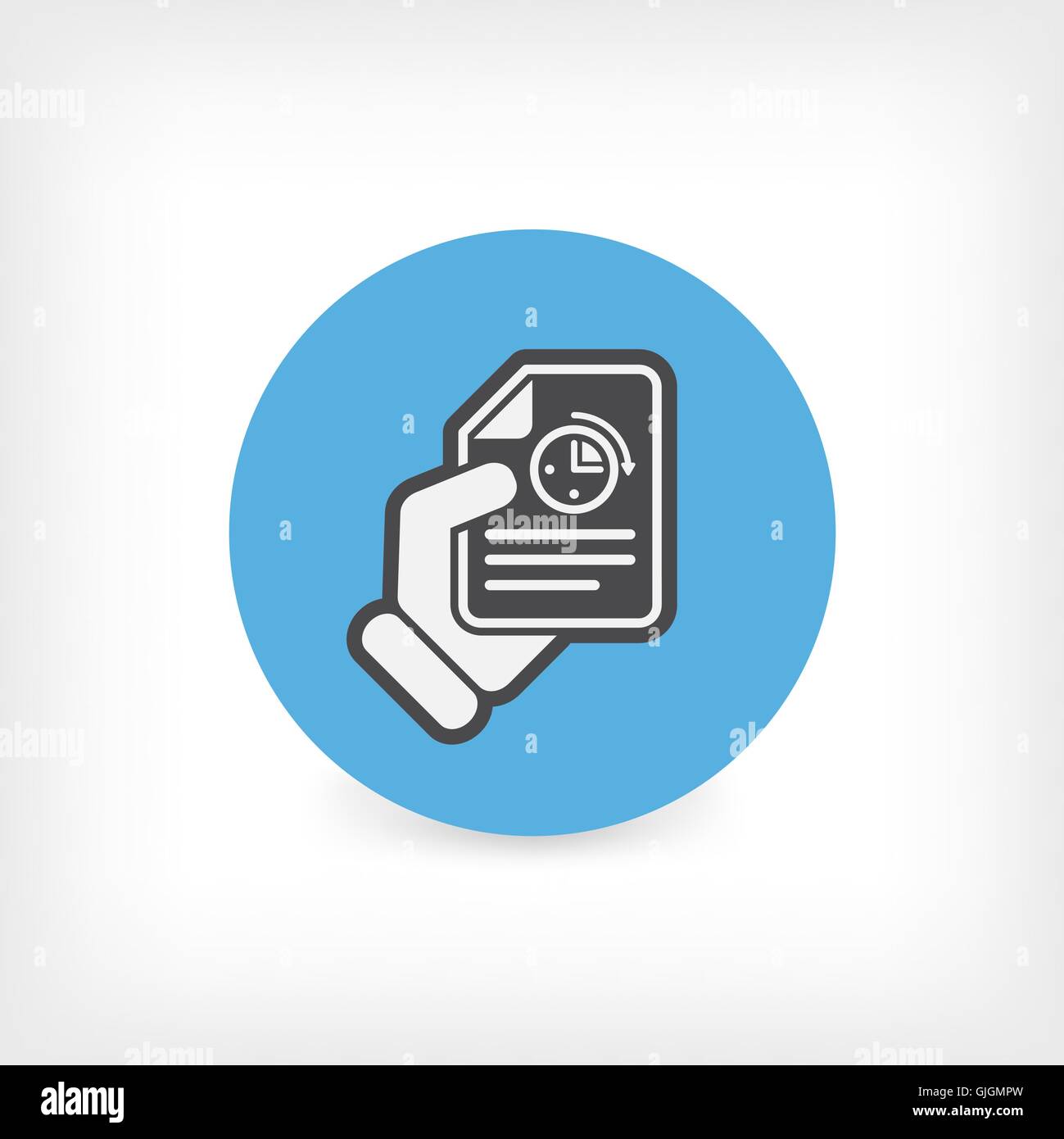 Time clock timing deadline Stock Vector Images - Alamy