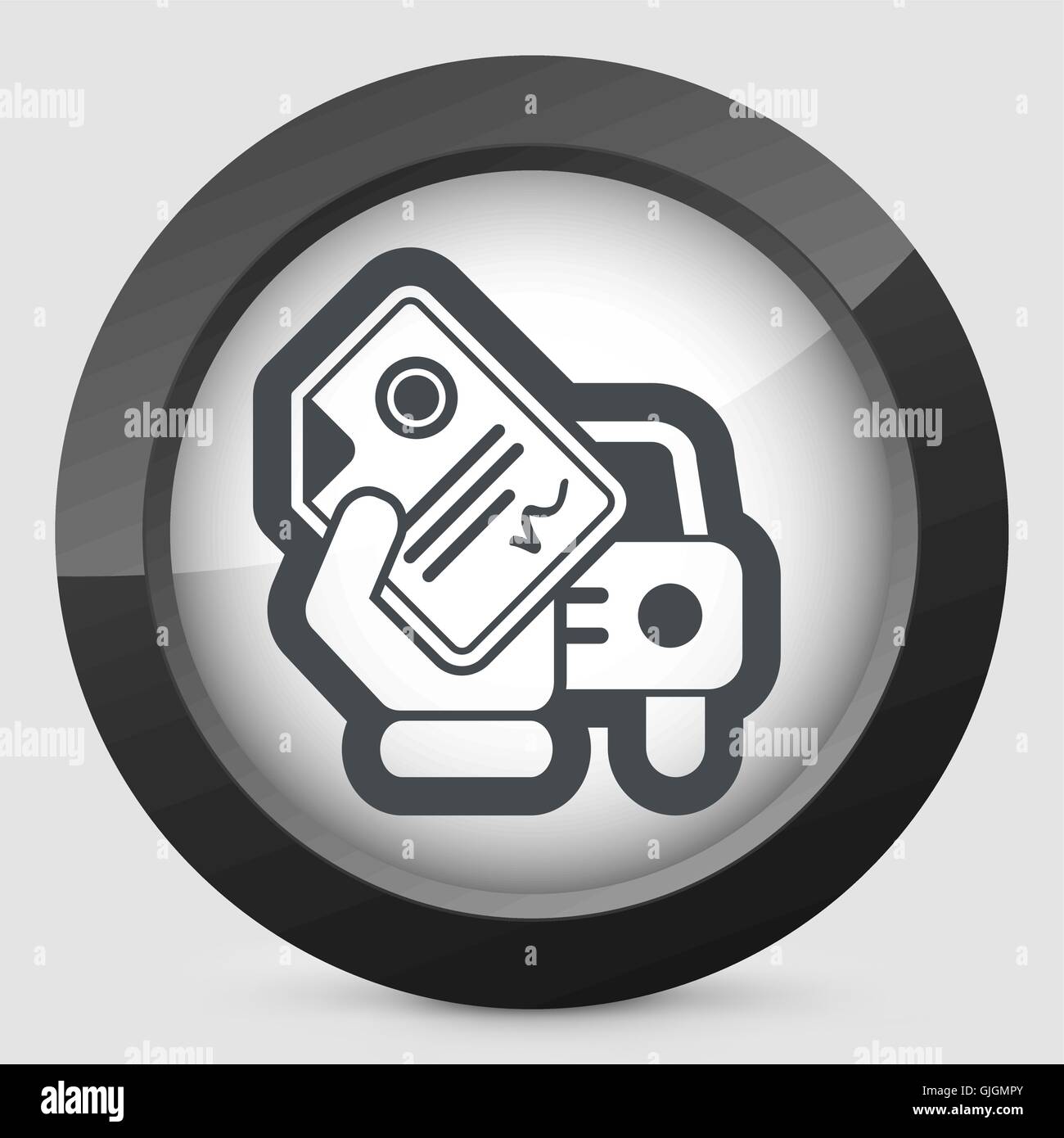 Car document Stock Vector