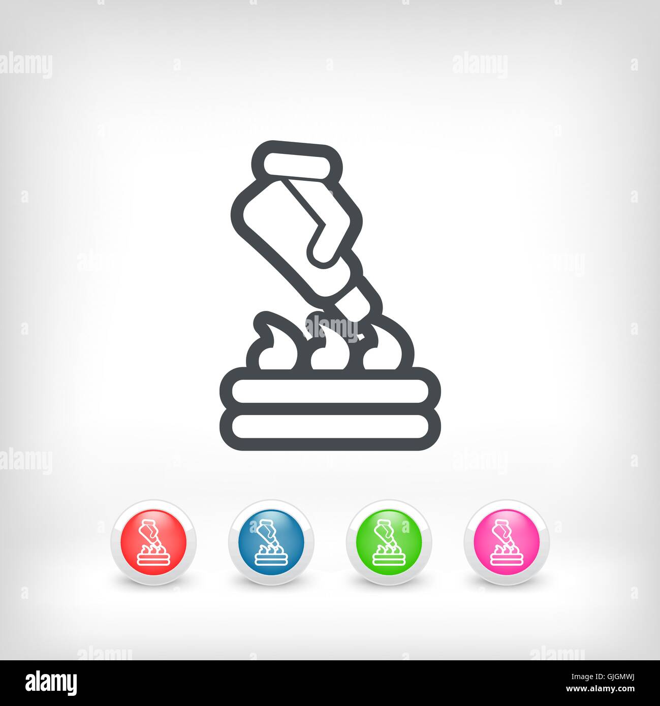 Cake bakery food design Stock Vector Images - Alamy