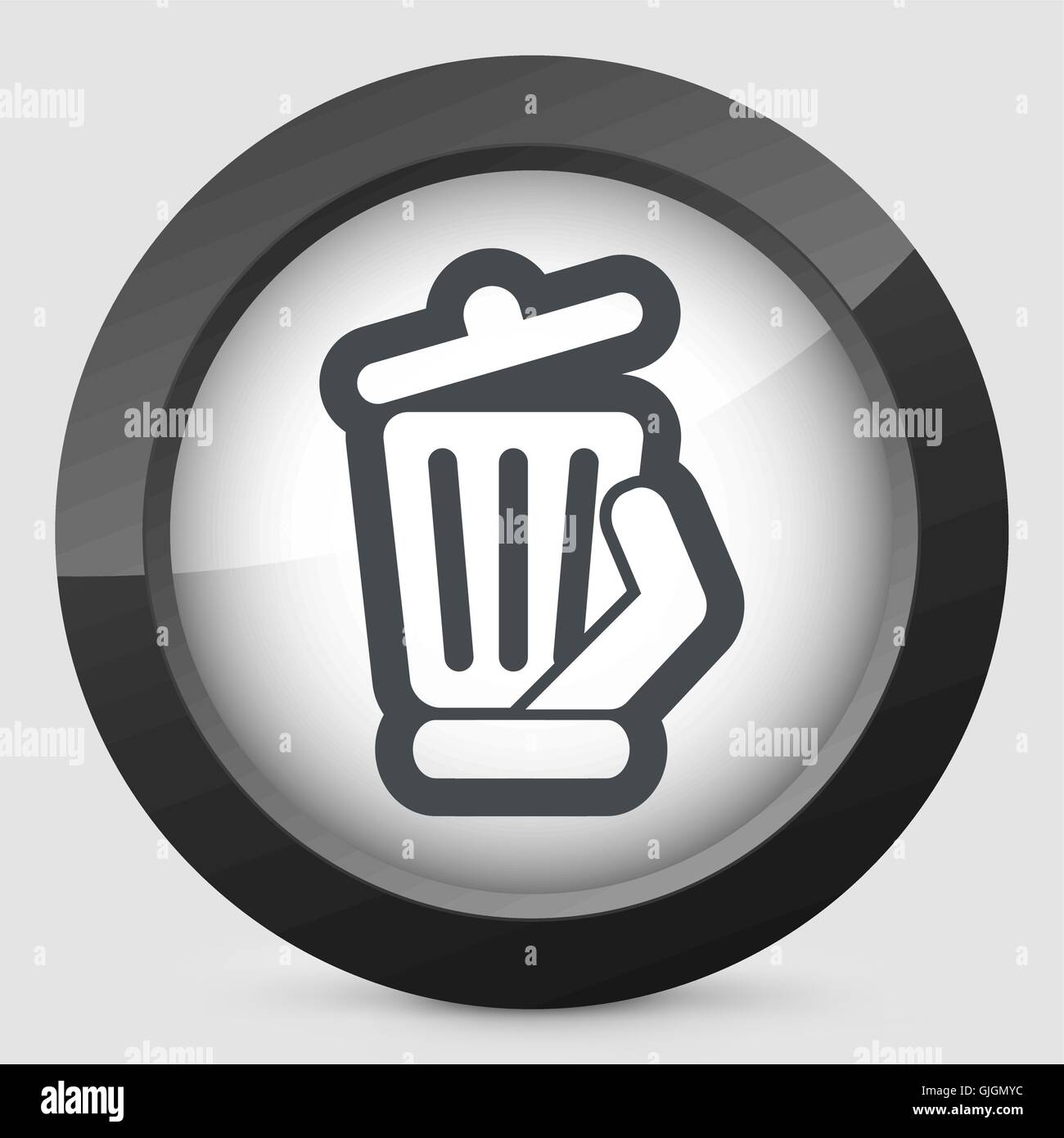 Trash can icon Stock Vector Image & Art Alamy