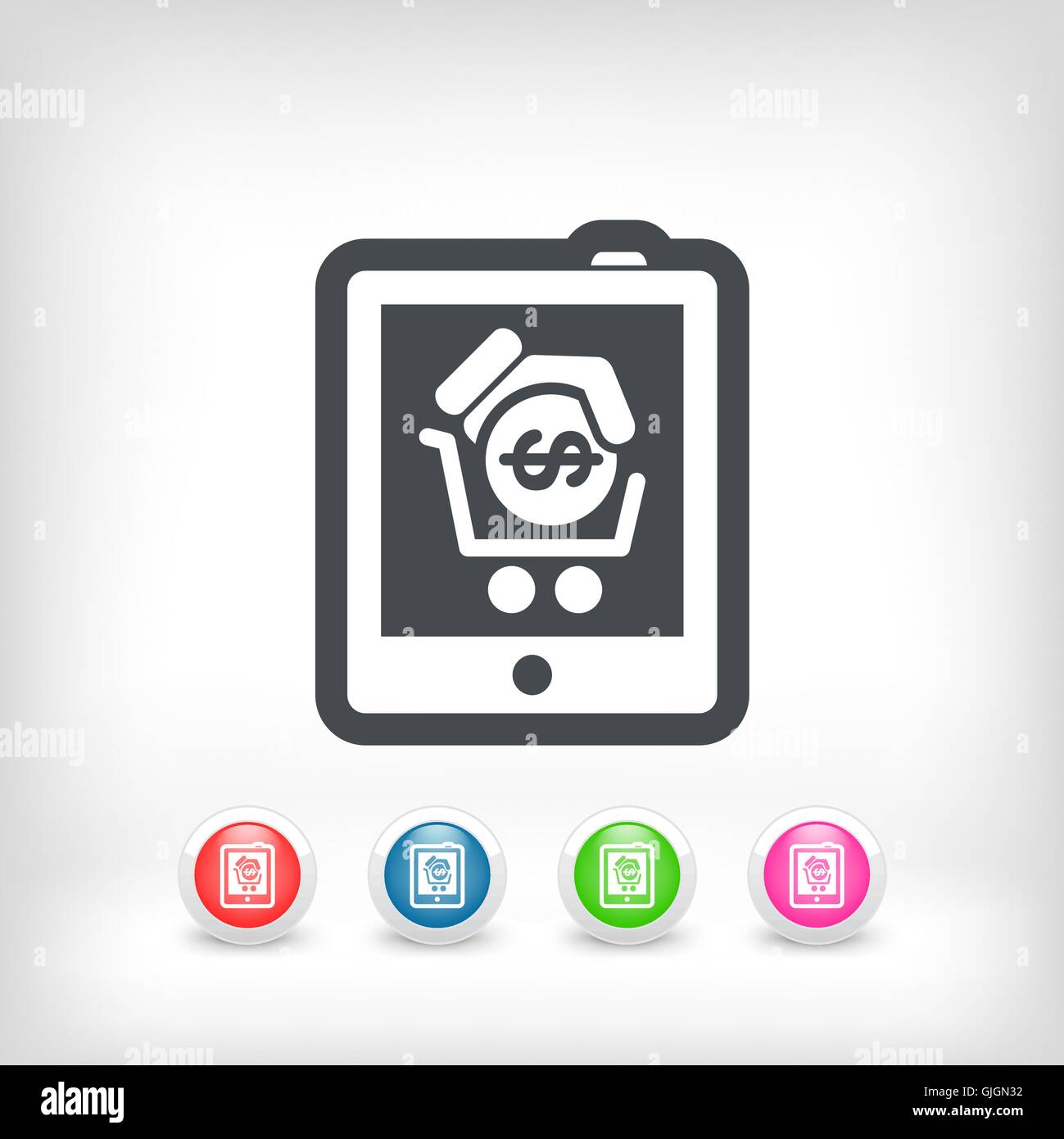 Tablet store icon Stock Vector Image & Art - Alamy