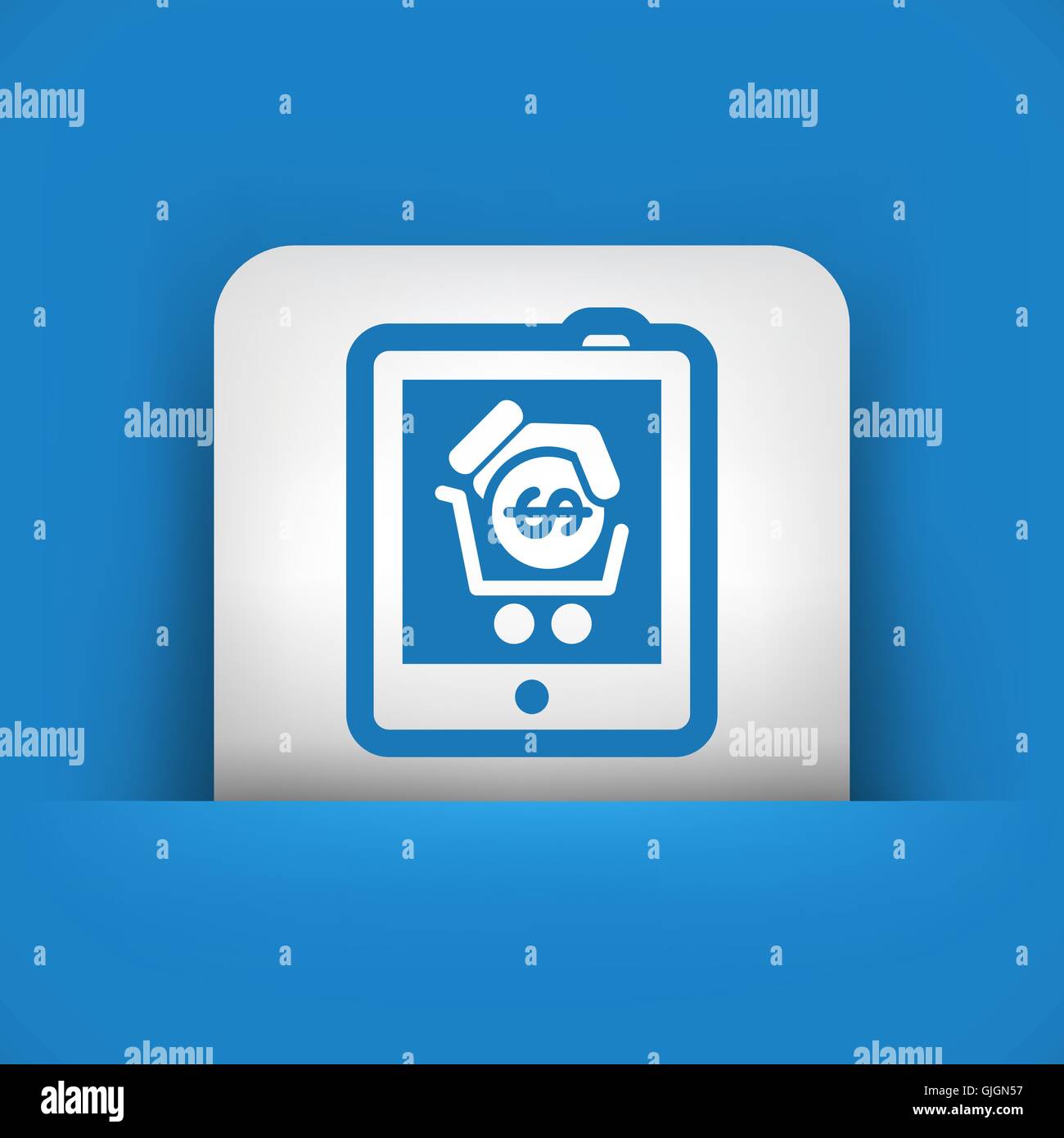 Tablet store icon Stock Vector Image & Art - Alamy