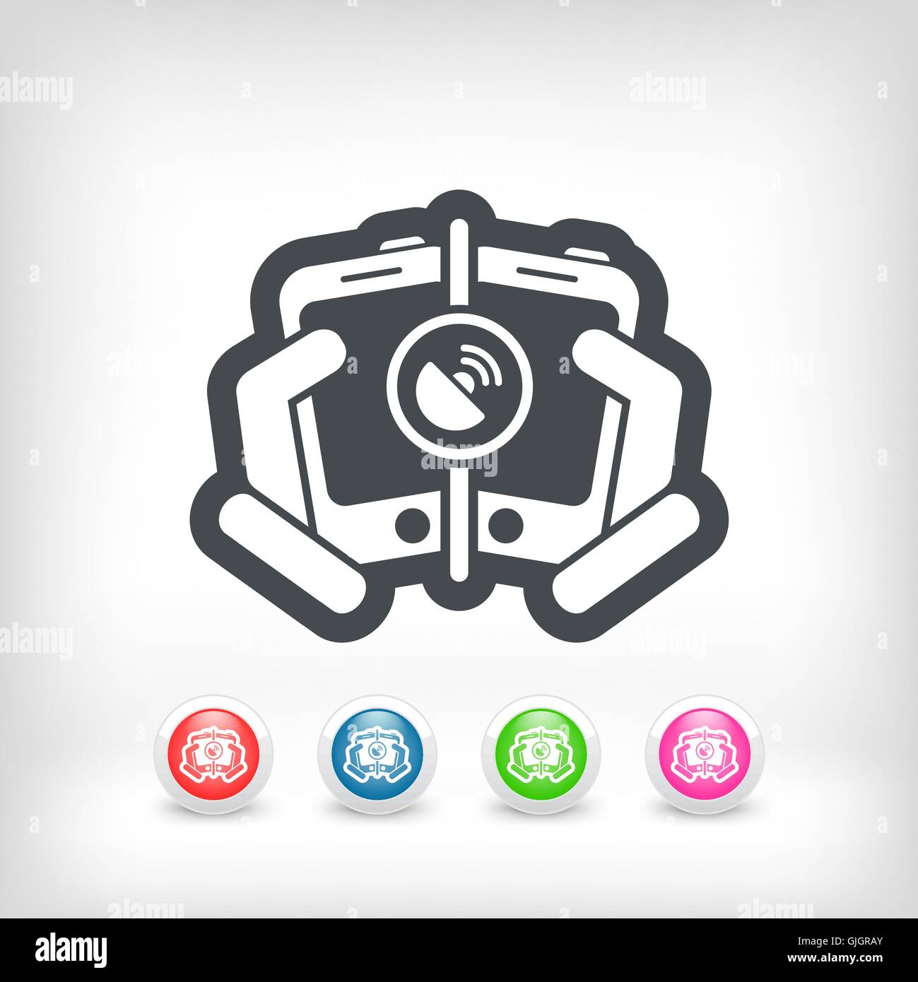 Mobile connection icon Stock Vector Image & Art - Alamy