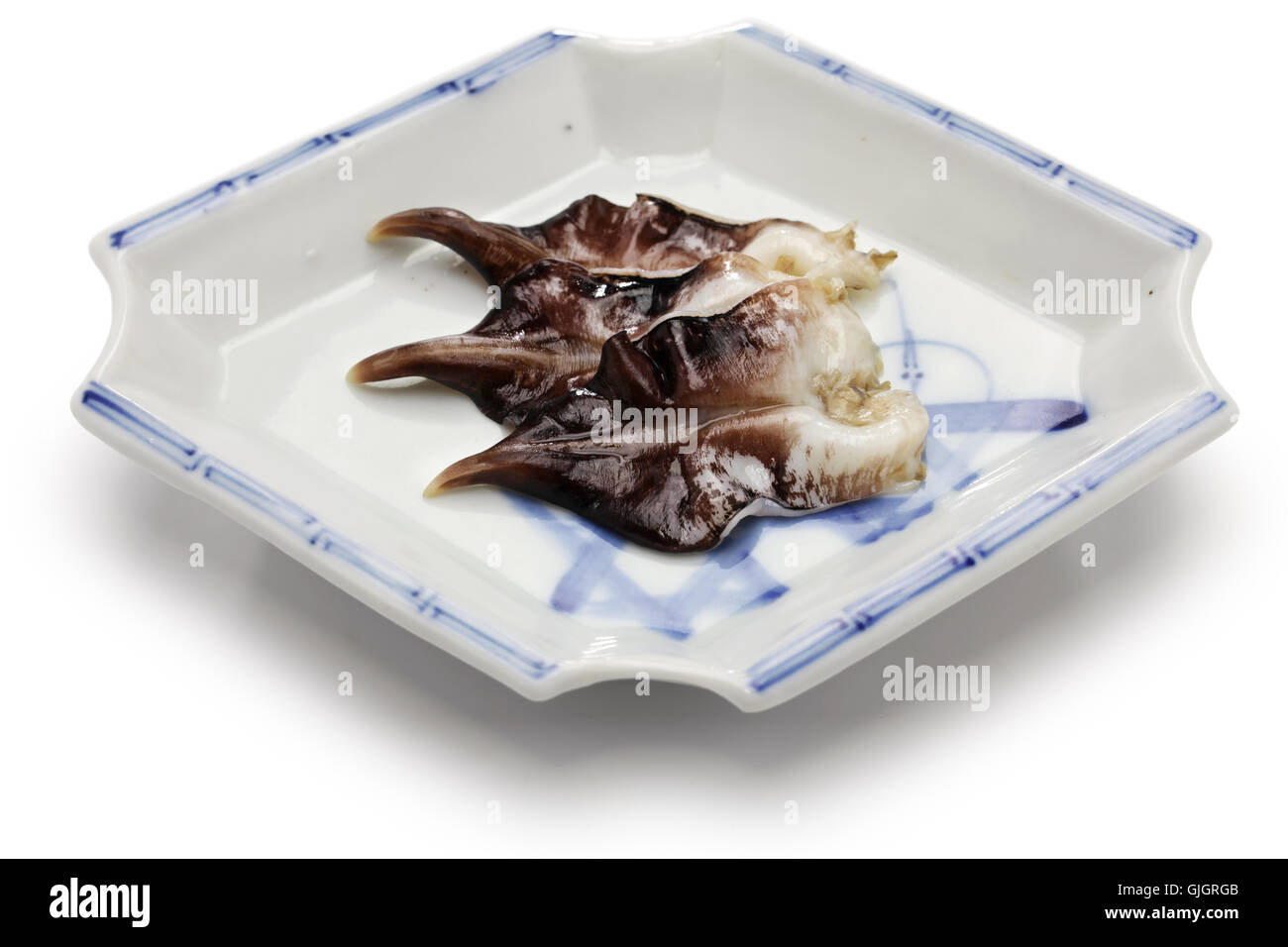 torigai, japanese cockle isolated on white background Stock Photo