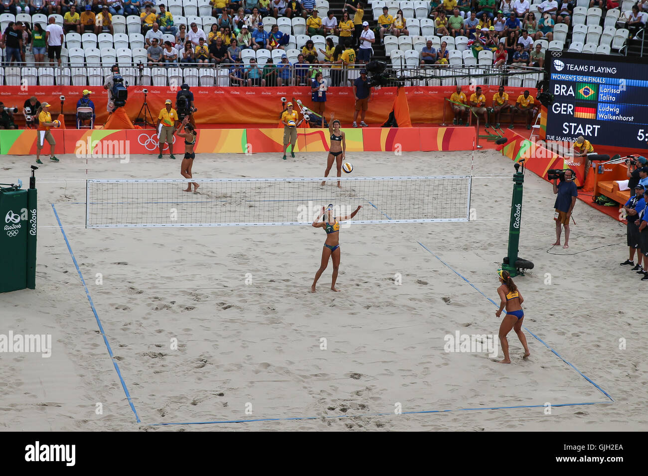 Rio de Janeiro, Brazil. 16th August, 2016. Photo during the Beach