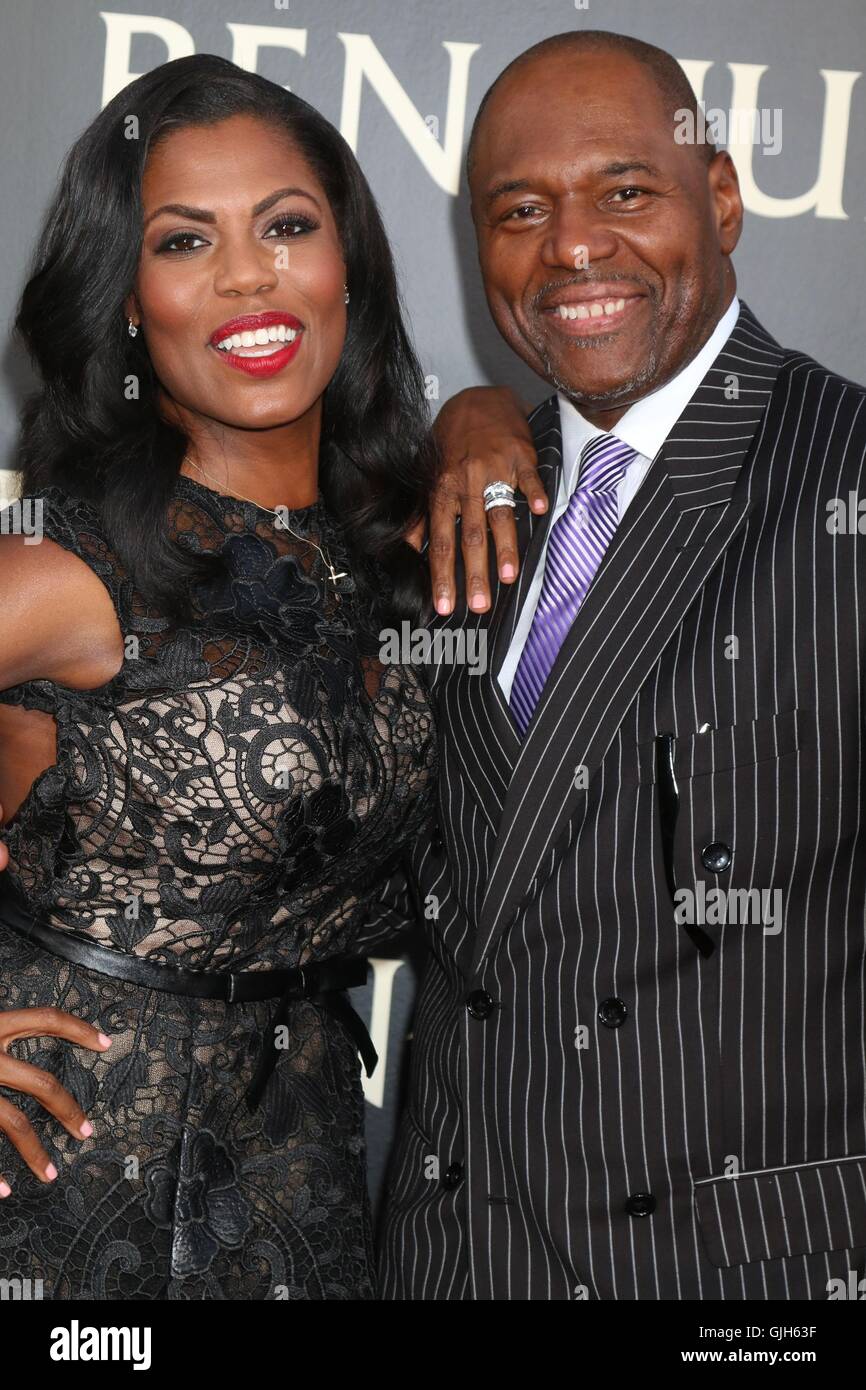 Omarosa manigault fiance dr john allen newman hires stock photography