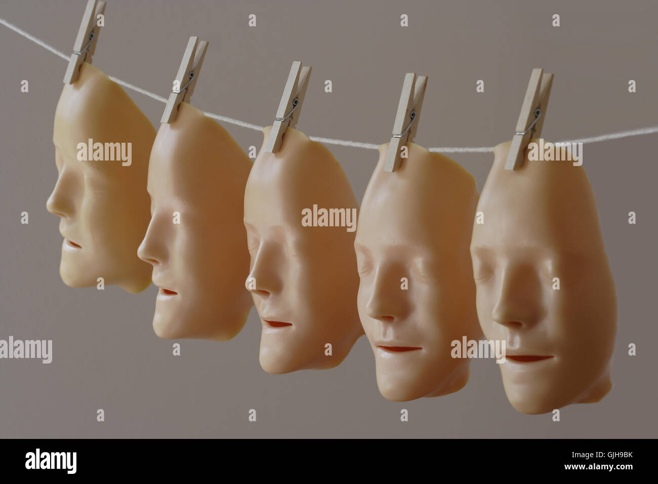Identical Masks High Resolution Stock Photography and Images - Alamy