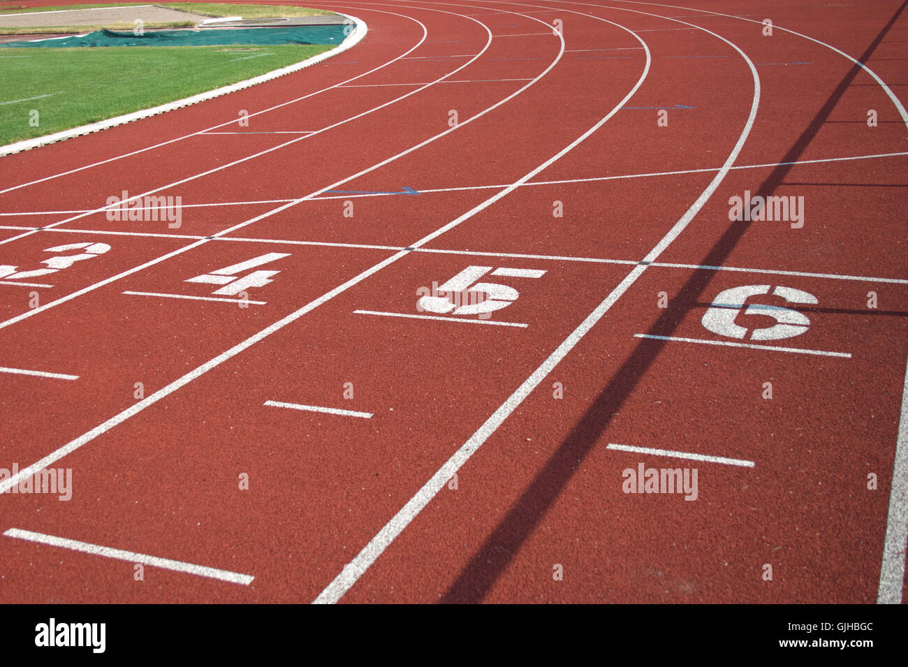 Athletics career tartan track blank hi-res stock photography and images -  Alamy