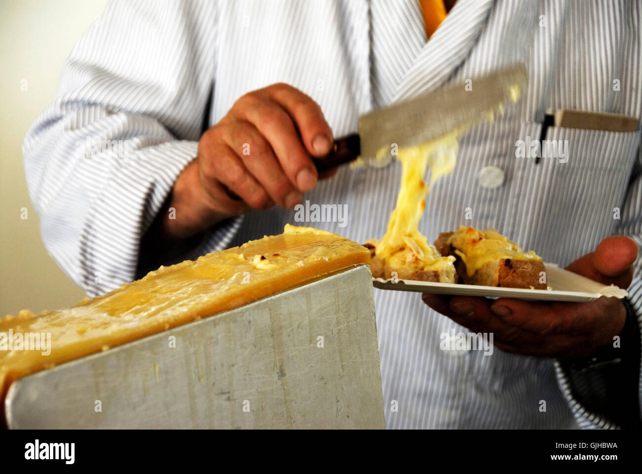 Raclette bread hi-res stock photography and images - Alamy