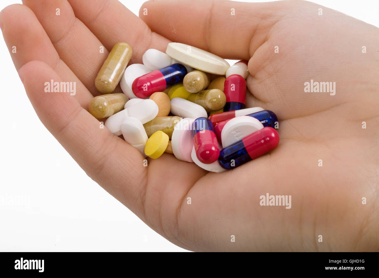 health cure pills Stock Photo