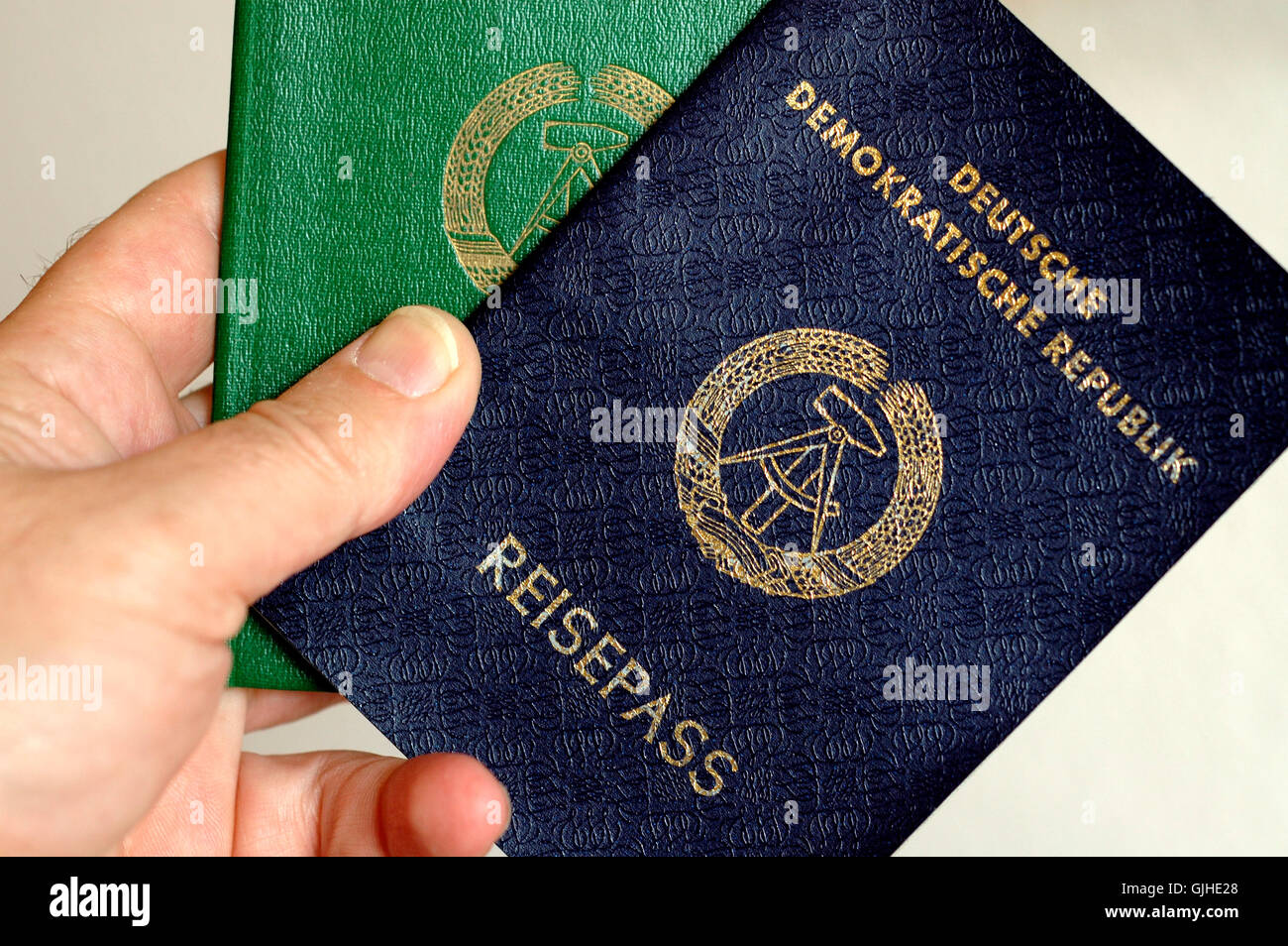german passport passports Stock Photo