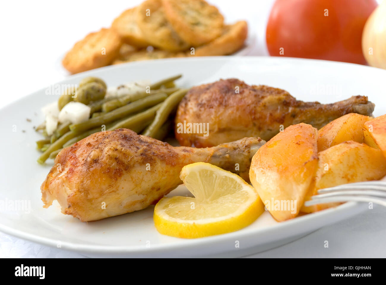 Chicken leg and thigh hires stock photography and images Alamy