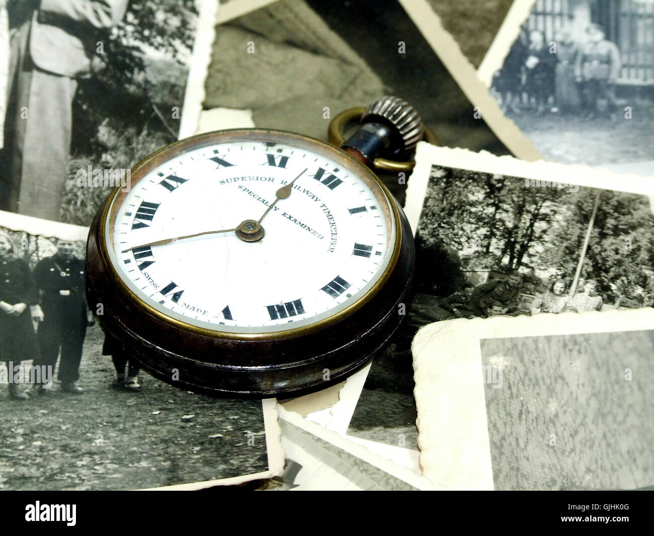 clock time past Stock Photo Alamy