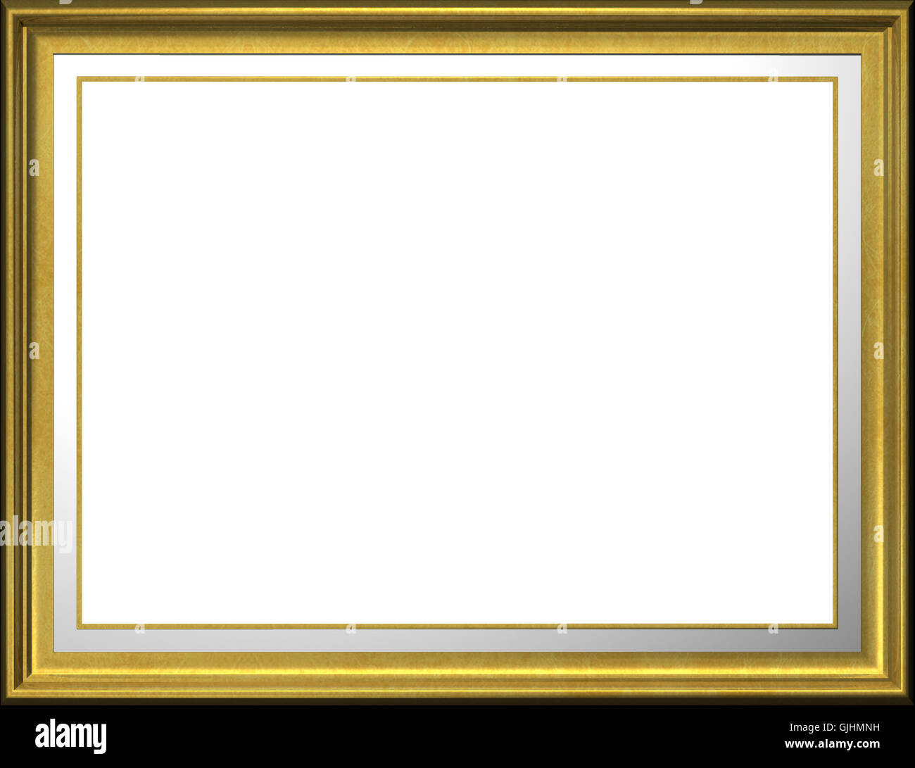 gold frame Stock Photo