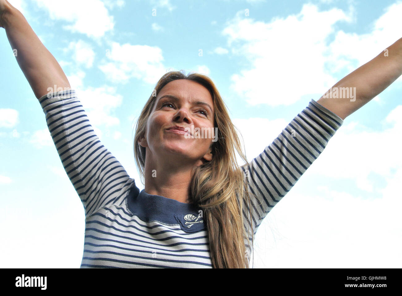 woman spare time free time Stock Photo