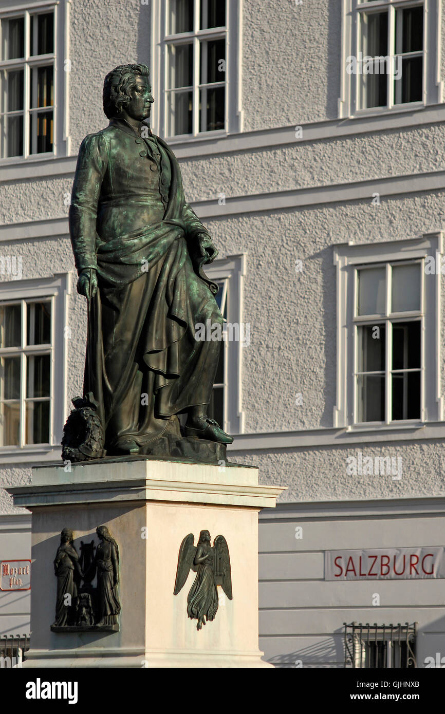 mozart in salzburg Stock Photo