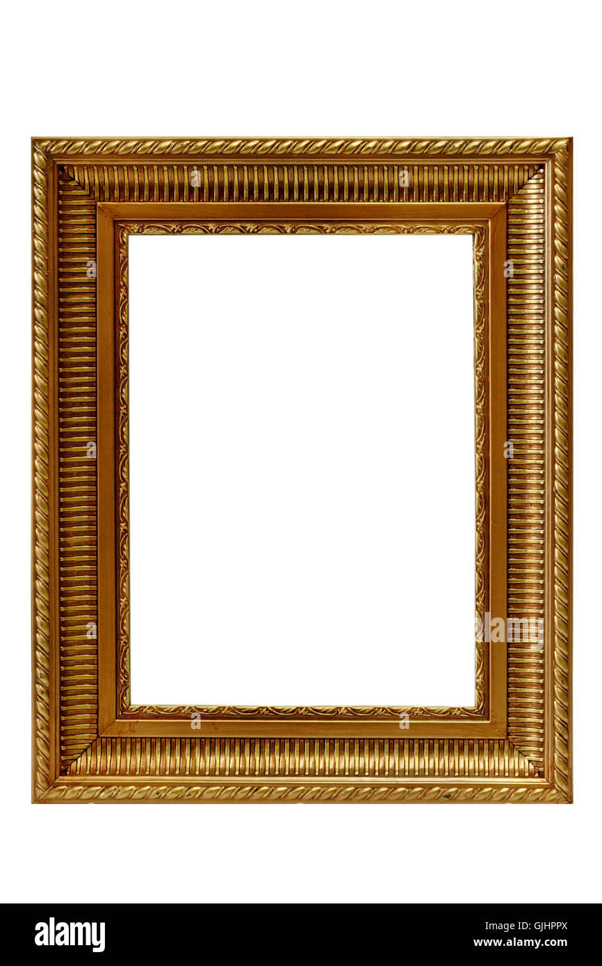antique baroque golden Stock Photo