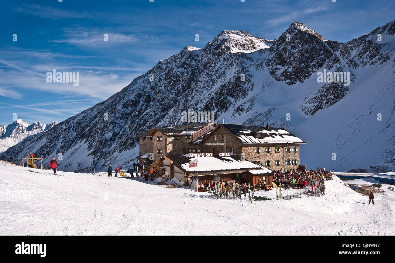 dresdner hutte Stock Photo