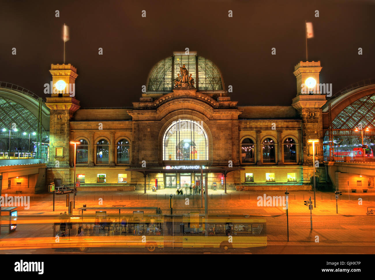 station railway Stock Photo Alamy