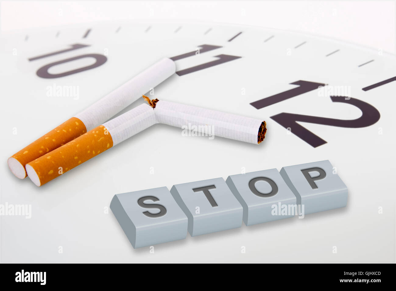 cigarette nonsmoker ban on smoking Stock Photo