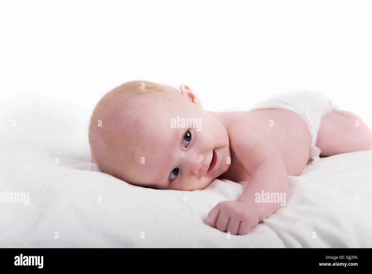 baby delighted unambitious Stock Photo