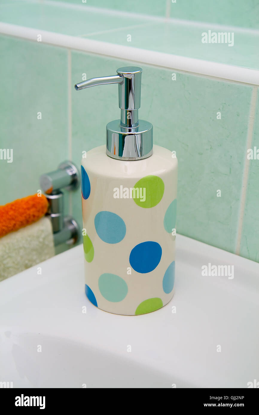cream soap bathroom Stock Photo - Alamy