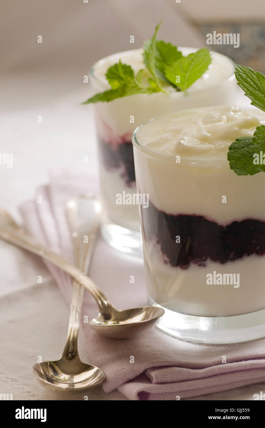 quarkdessert Stock Photo Alamy