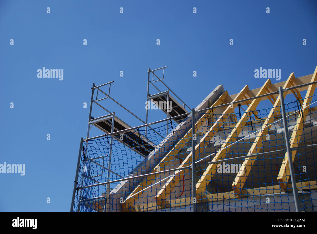 build new building scaffold Stock Photo - Alamy