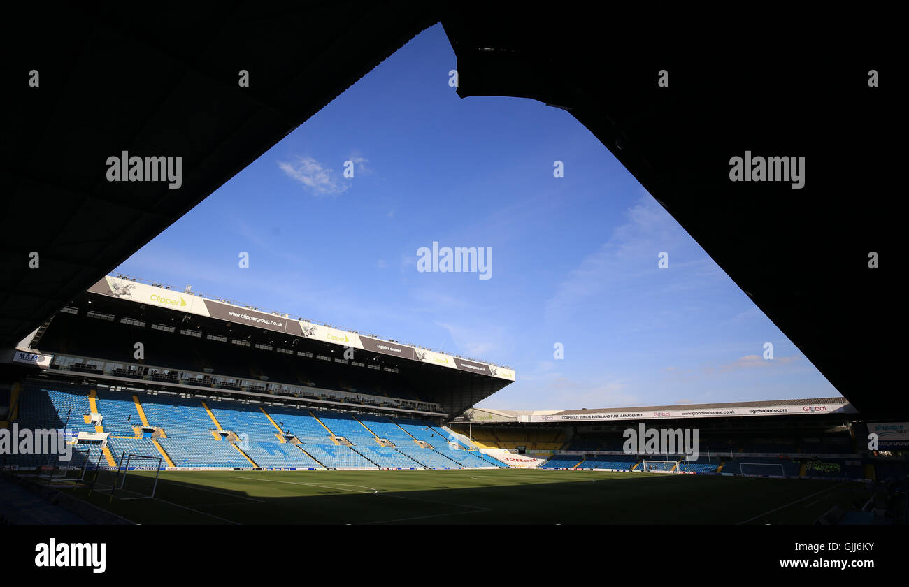 A general view inside Elland Road before the Sky Bet Championship match  between Leeds United and Millwall Stock Photo - Alamy