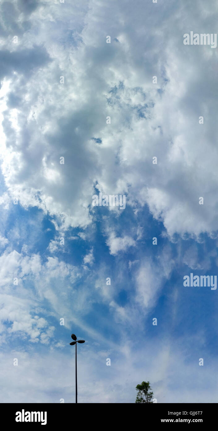 Beautiful Blue Sky and Clouds Stock Photo - Alamy