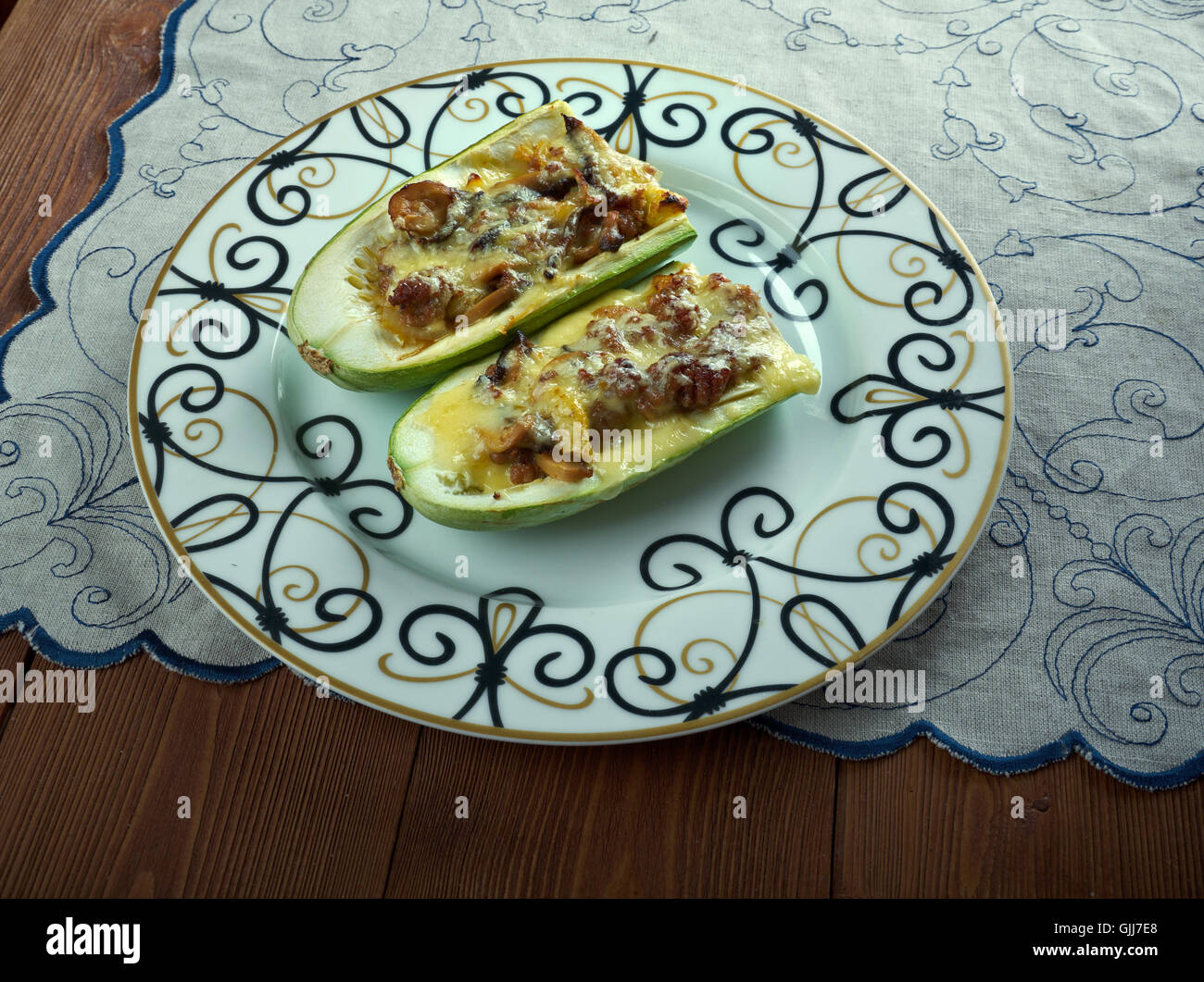 Lebanese Stuffed Kusa Squash.made in, Egypt, Syria, Lebanon, Palestine