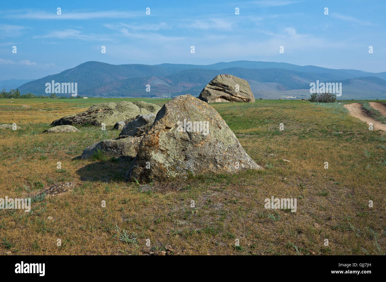 Ininsky rock garden Stock Photo - Alamy