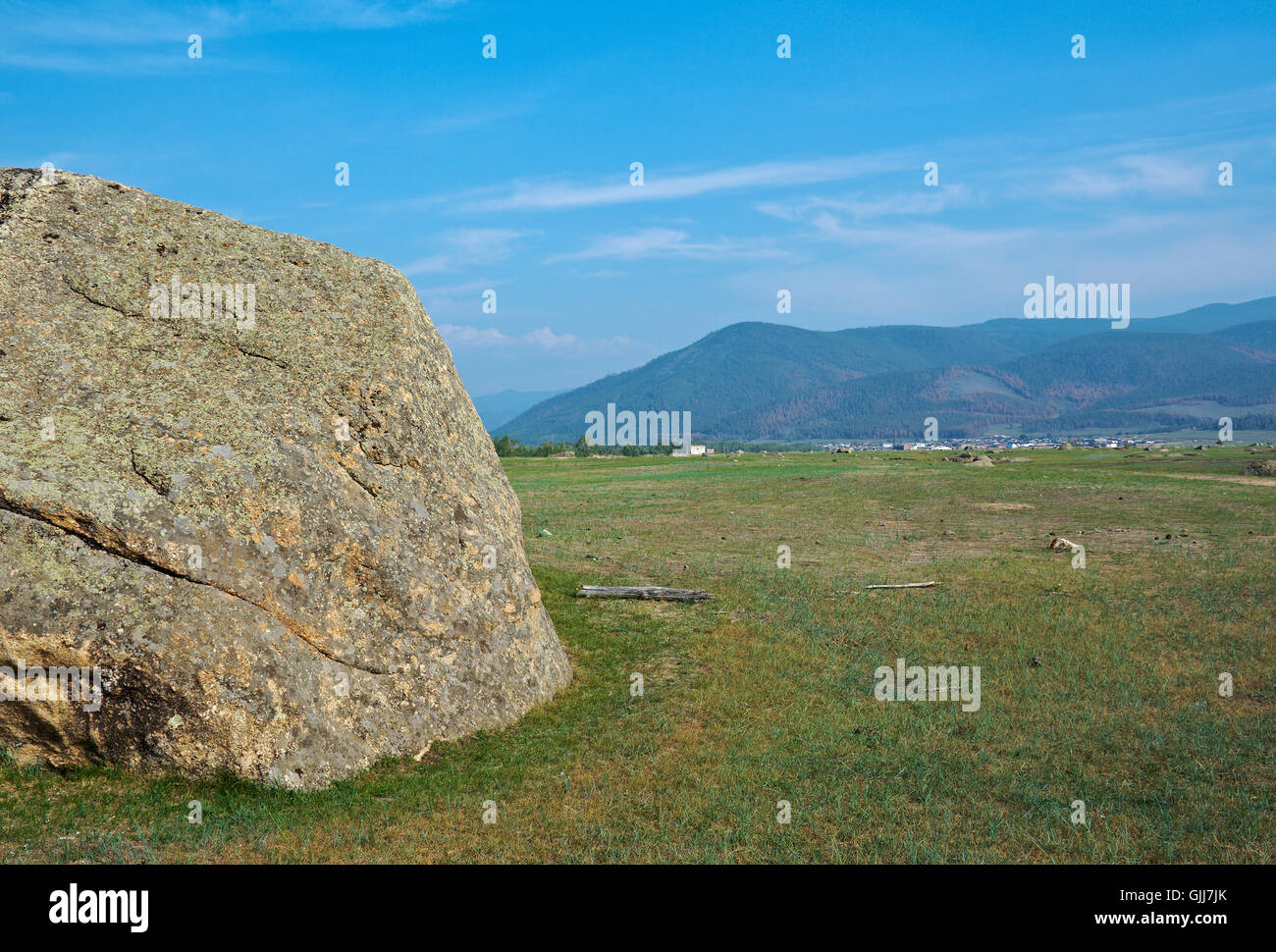 Ininsky rock garden Stock Photo - Alamy