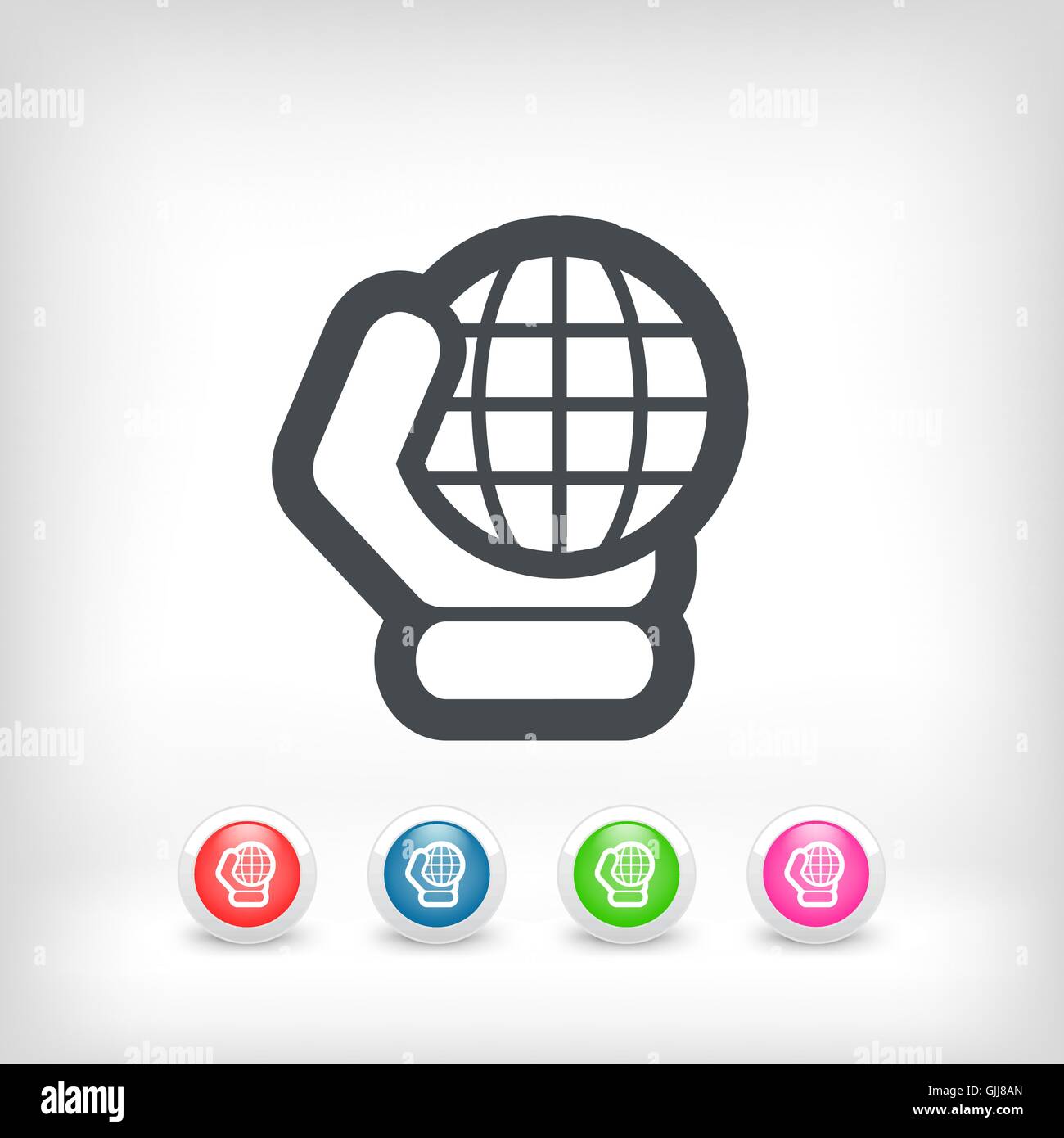 World maps icon Stock Vector Images - Alamy