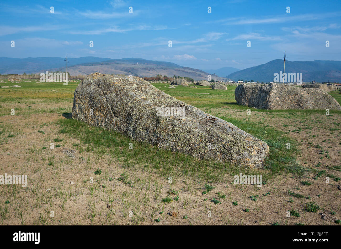 Ininsky rock garden Stock Photo - Alamy